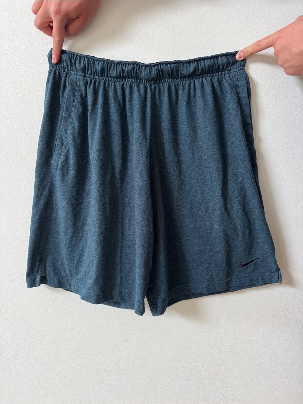 Nike Men’s Heathered Teal Athletic Shorts